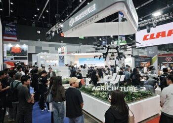 DJI Agriculture Debuts Agras T55 and T100 Dual Battery Spraying System in Thailand at AGRITECHNICA Asia 2026
