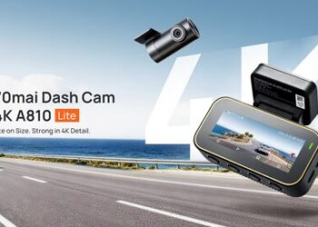70mai Launches 4K A810 Lite: Compact Dash Cam with 4G Cloud+ Service
