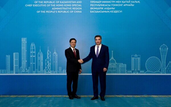John Lee meets Kazakhstan PM
