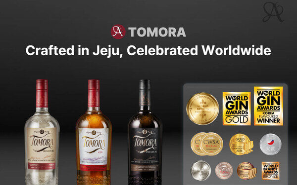 Premium Jeju Fruit Spirit “TOMORA” Wins Consecutive Awards at Major Global Spirits Competitions