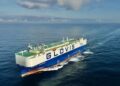 Seaspan Takes Delivery of First 10,800 CEU Dual-Fuel LNG Pure Car and Truck Carrier