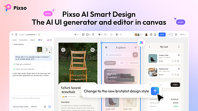 Pixso Launches AI Smart Design: The First Generative UI Built Natively for Real-World Design Systems