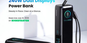 JOYROOM Brings New 240W PODIX Power Bank to Kickstarter, Reshaping the High-End Fast-Charging Power Bank Segment