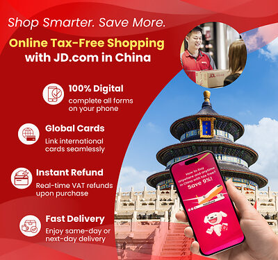 Shop Smarter in China: JD.com Upgrades Online Tax-Free Shopping with Instant VAT Refunds