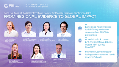 Gene Solutions Showcases Global Evidence and Responsible Innovation in Prenatal and Women’s Genomic Health at ISPD 2026