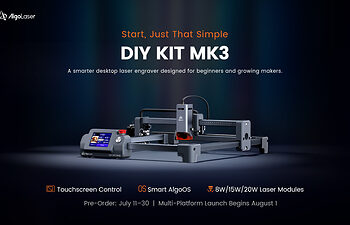 AlgoLaser Launches DIY KIT MK3: Start, Just That Simple–A Smarter Way to Laser Engrave