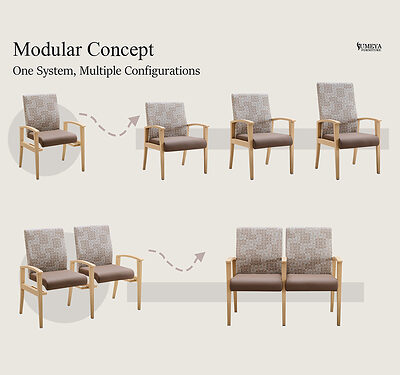 Yumeya Furniture Launches M+ Modular Seating to Solve Inventory and Freight Challenges in Commercial Hospitality and Senior Living Furniture