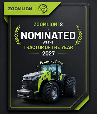 Zoomlion DV3504 Hybrid Tractor Shortlisted for Two Categories of TOTY 2027, Marking a Breakthrough for Chinese High-Horsepower Agricultural Machinery