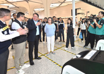First cross-border test at port