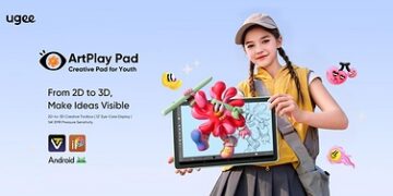 ugee Unveils ArtPlay Pad: EMR-Powered Creative Tablet Turns Children’s 2D Sketches Into Physical 3D Works