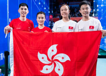 HK wins gold, silver in squash doubles